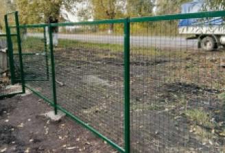 Забор из сварной сетки