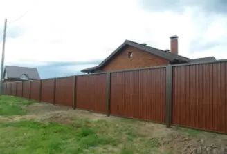 Забор из профлиста